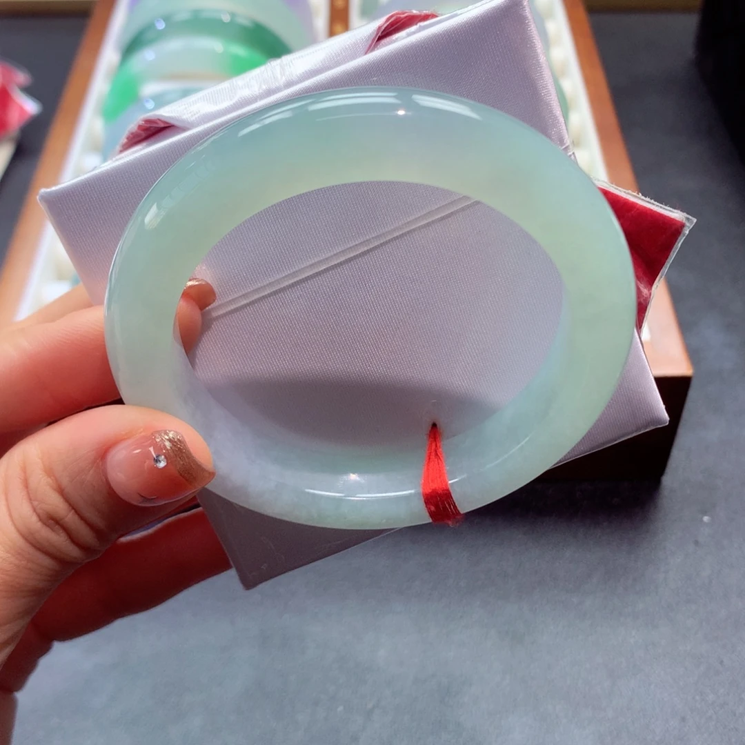 翡翠未镶嵌手镯20号