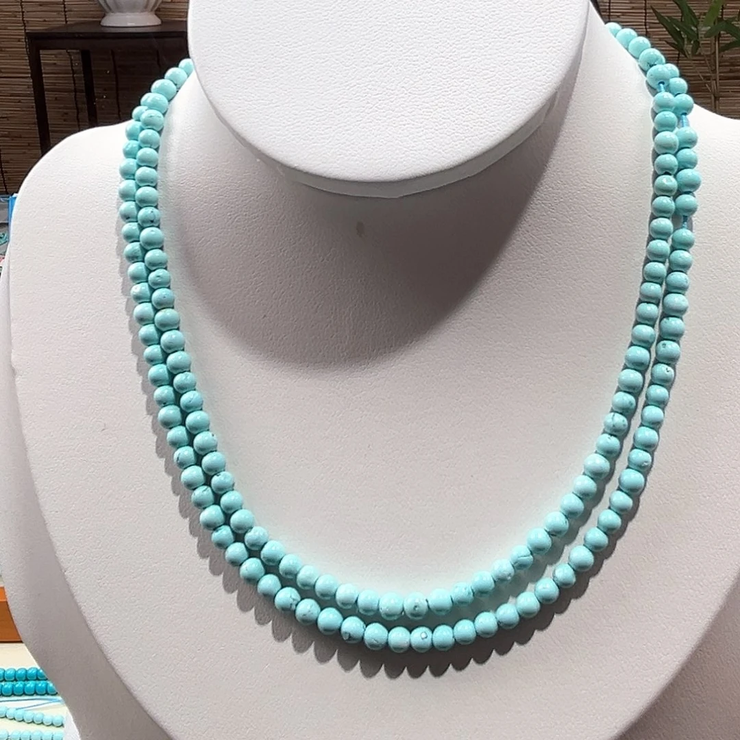 啾***^绿松石未镶嵌31圆珠福利108卡3+