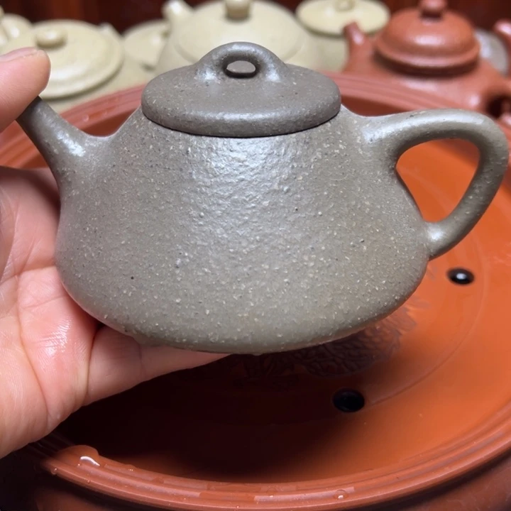 紫砂茶壶宜兴原矿桃花