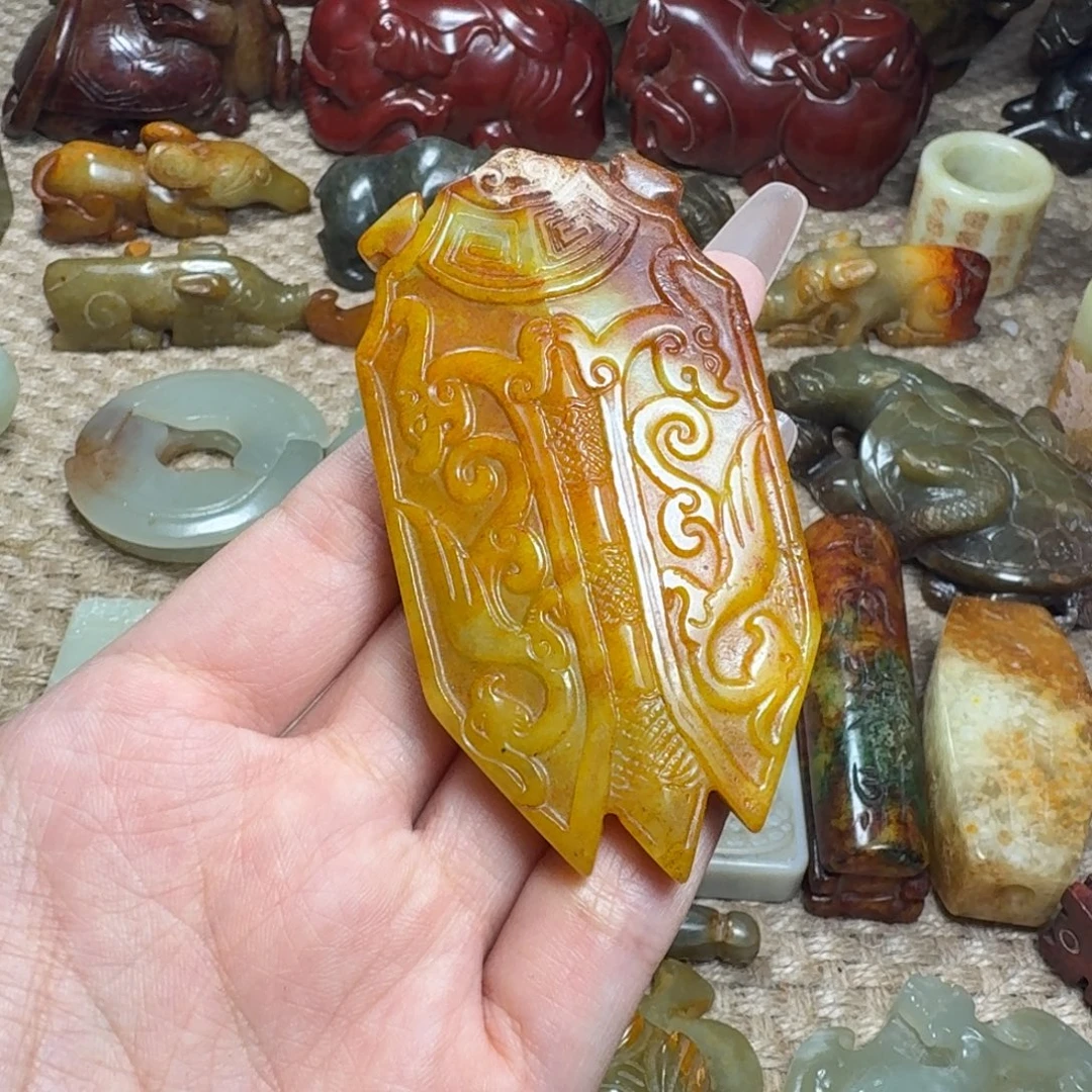 白玉菩提吊坠挂件