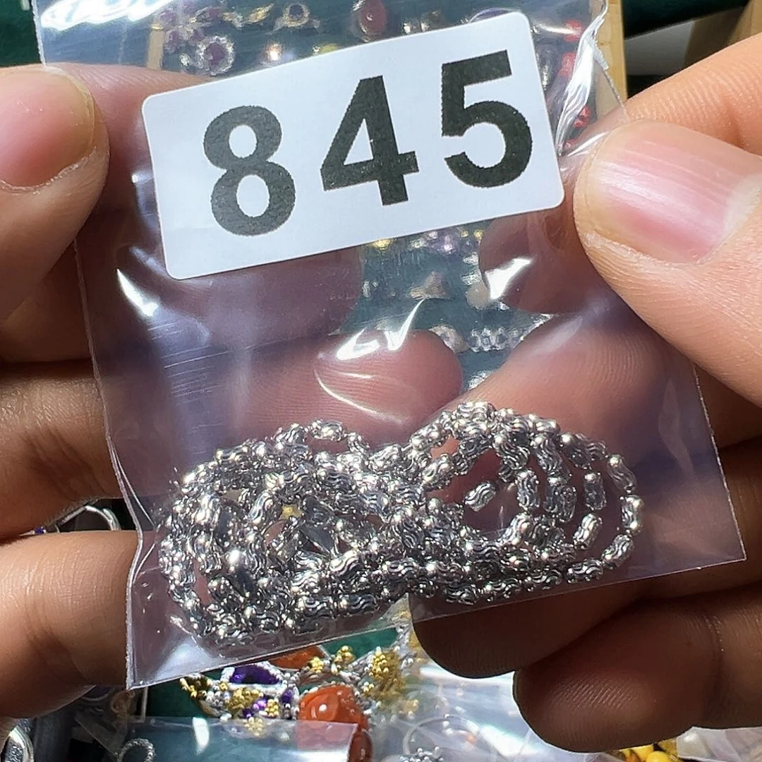 石英质玉颈饰银S925镶嵌酱****菜