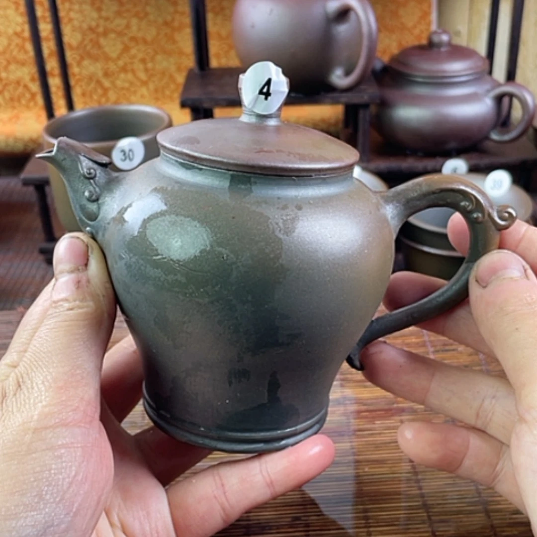 【闪购商品】柴烧茶壶260毫升左右瑕福利