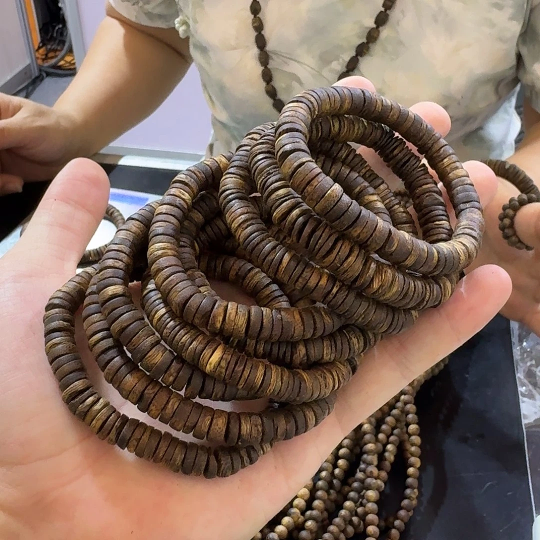 沉香枕沉香张勺子 99 沉片珠多样性发一