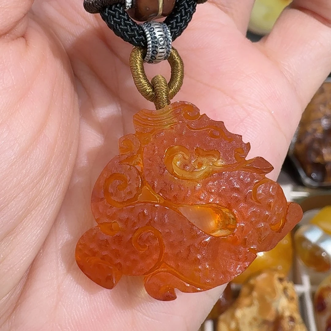 琥珀未镶嵌裸石我