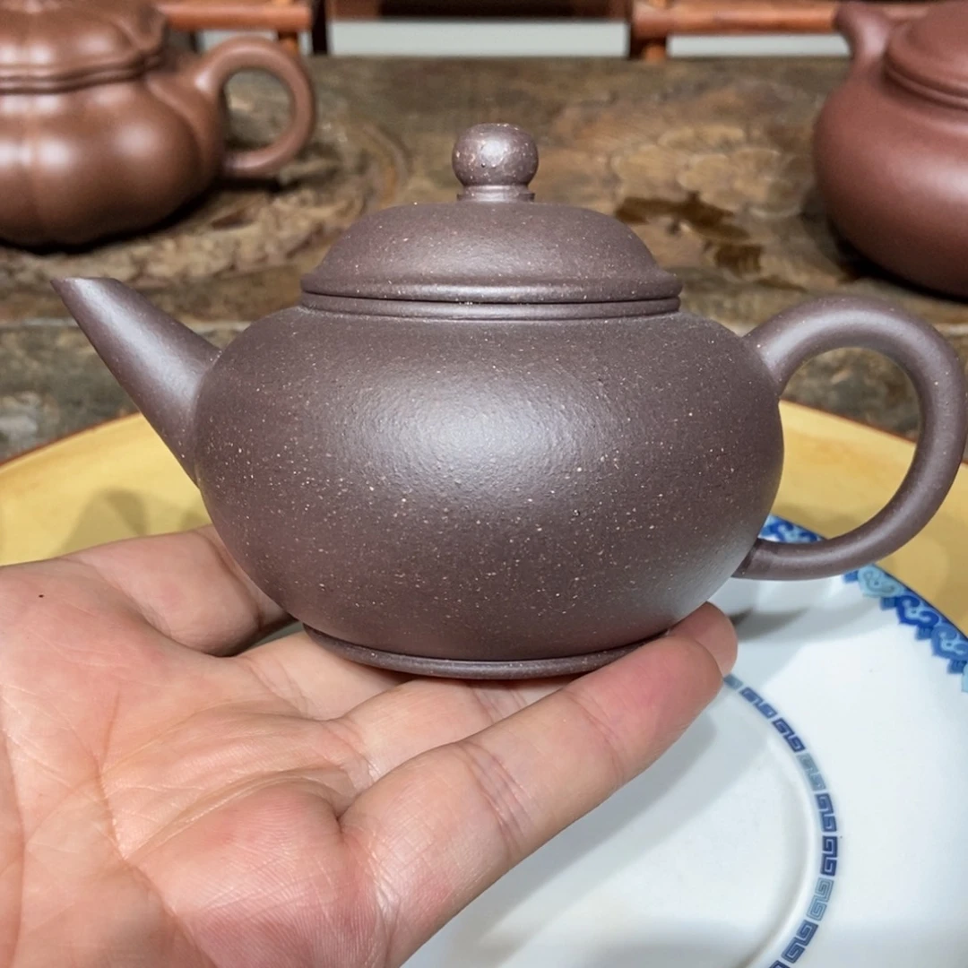 茶壶紫砂天青210容量宜兴紫砂壶