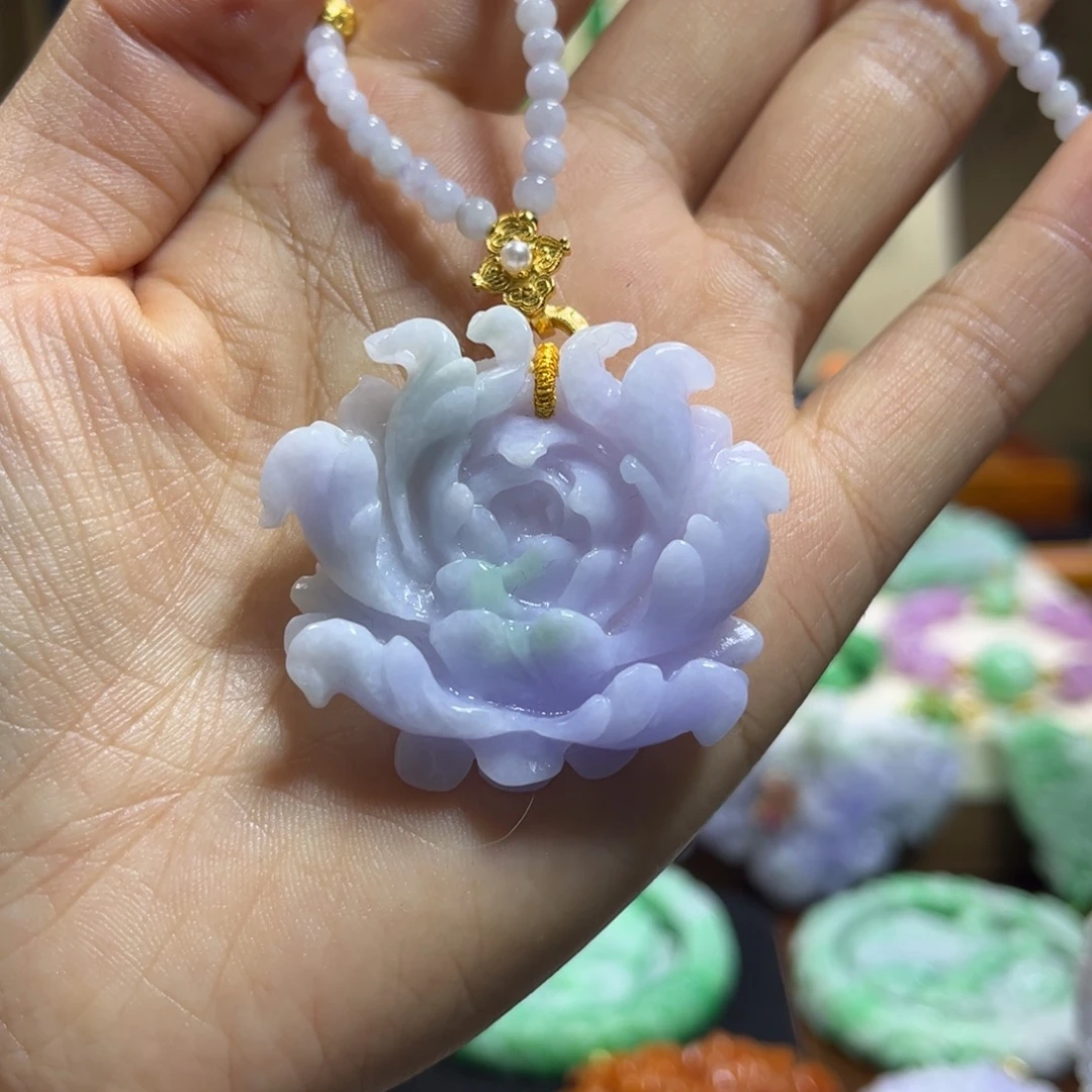 翡翠未镶嵌颈饰天然翡翠