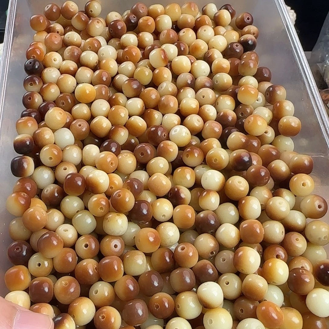 池***手串菩提根/象牙果微瑕疵炭烧桶800颗无售后