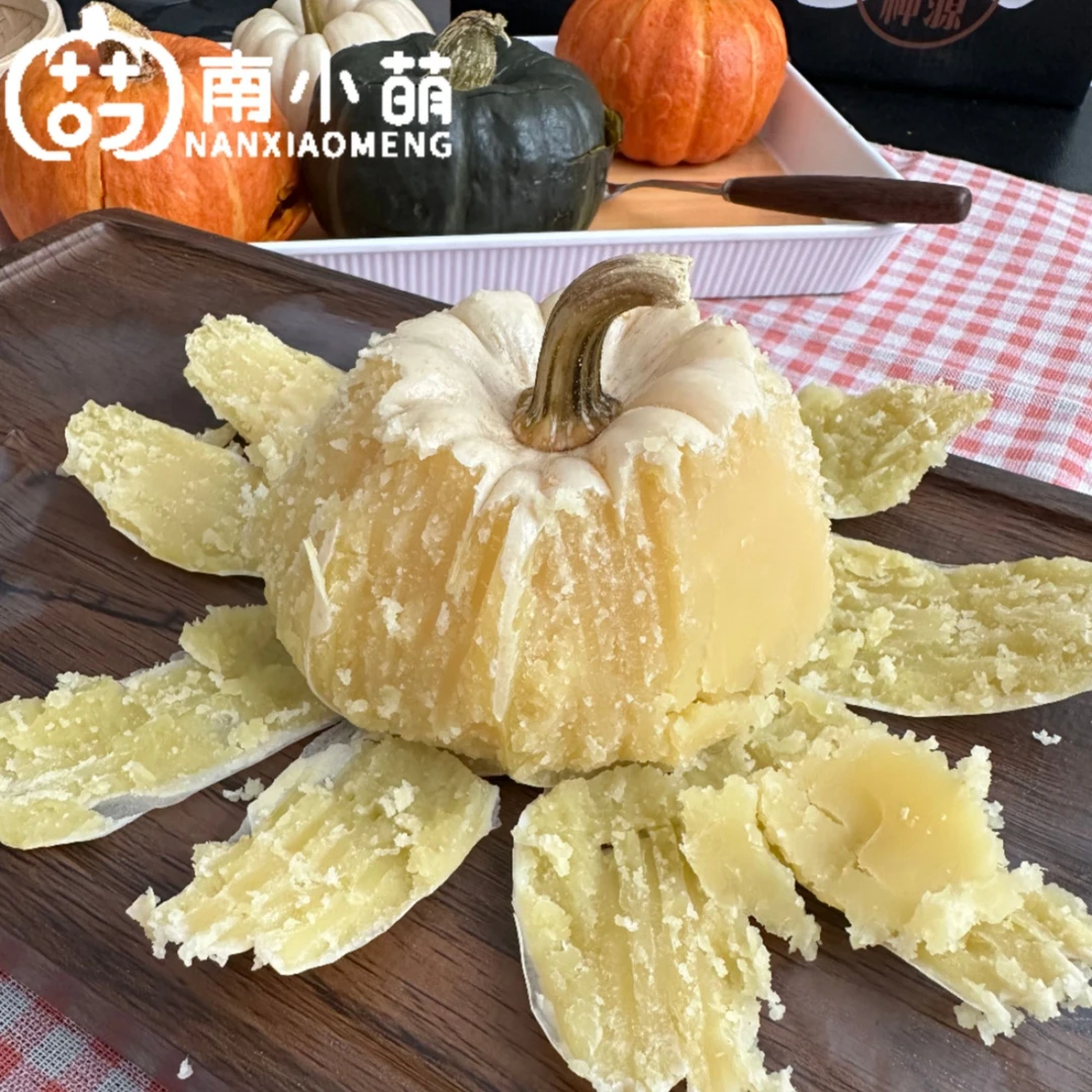 南小萌有桂花香的惠和一号奶油贝贝南瓜 香甜软糯板栗贝贝南瓜
