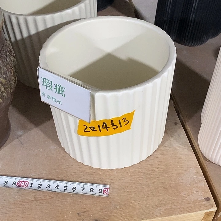 段泥花盆多肉植物盆瑕疵有孔