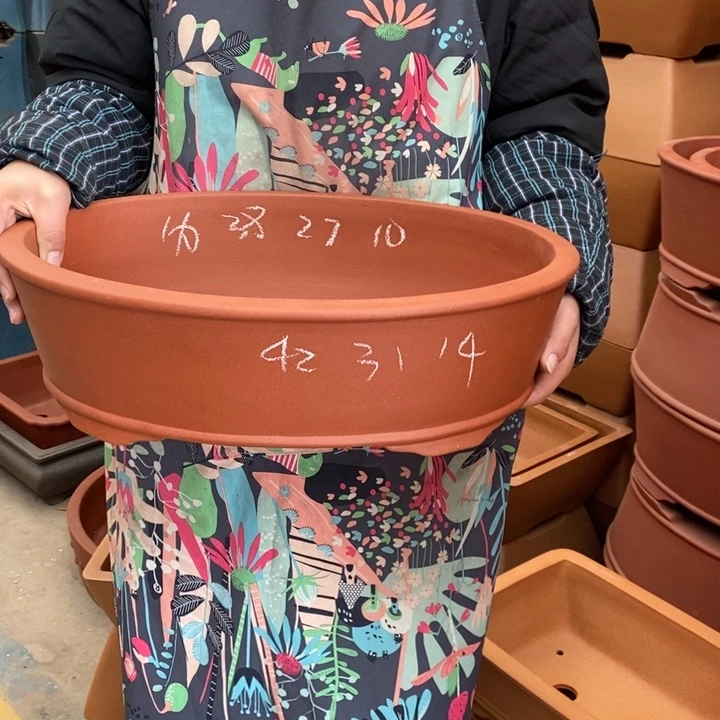 紫砂花盆自己家里有