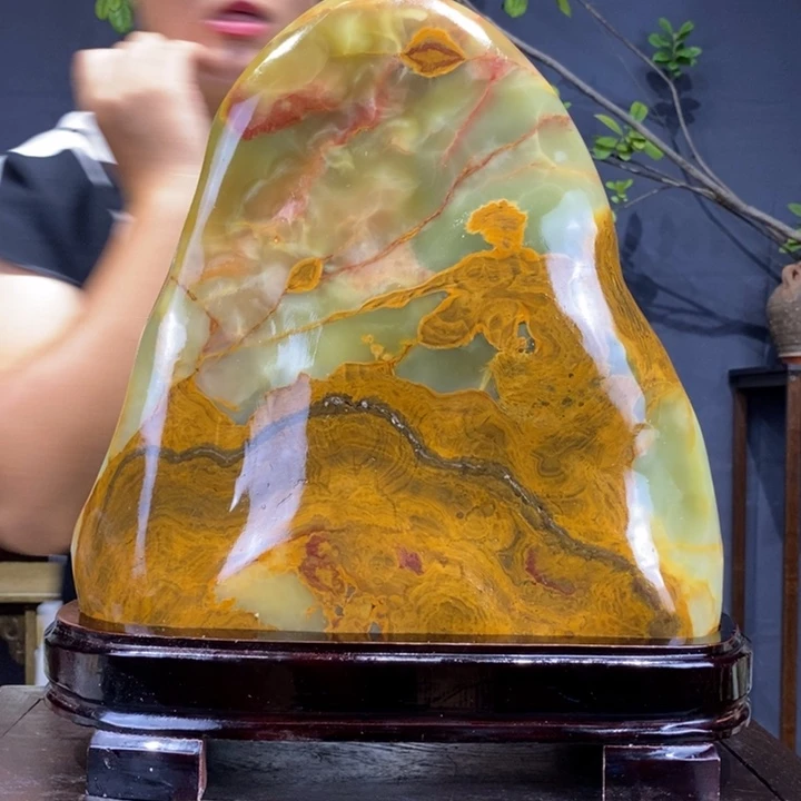 石材精品古青石摆件