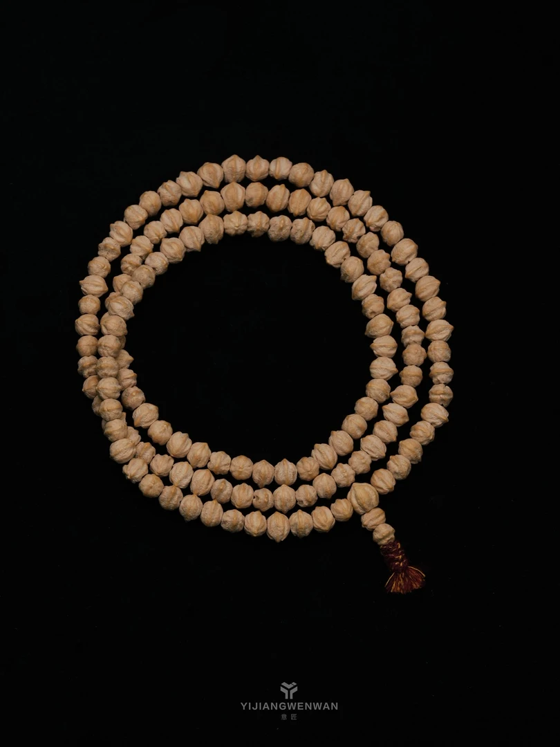 西藏热振寺百香籽原桩横打高油密奶油皮男女通用文玩