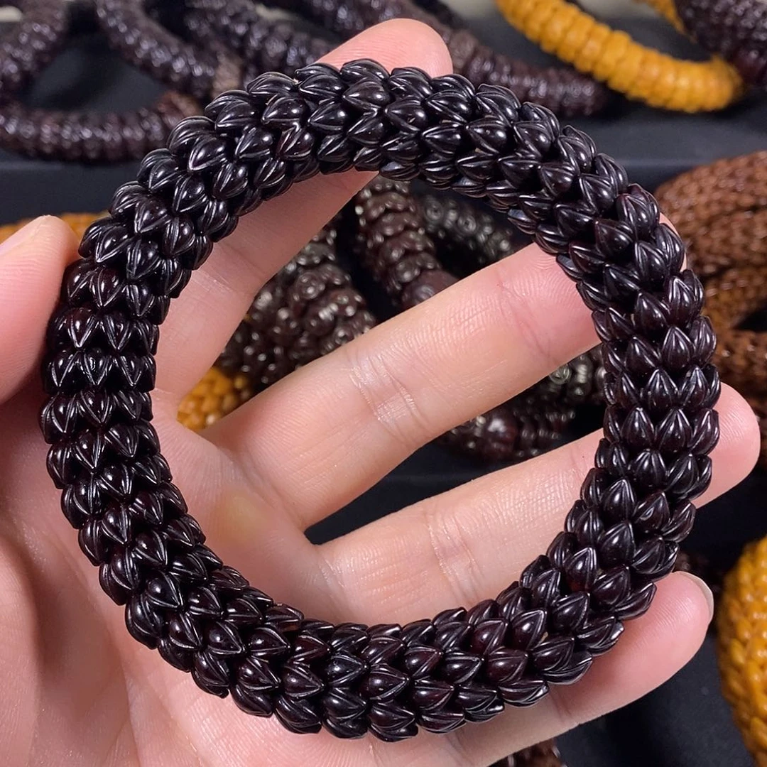 手串紫金鼠包浆莲花15