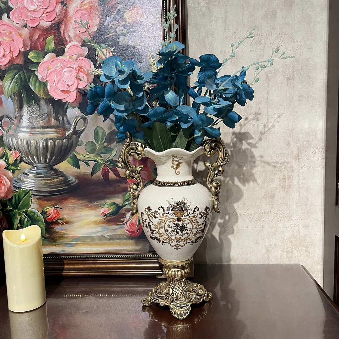 欧式双耳奖杯状花瓶