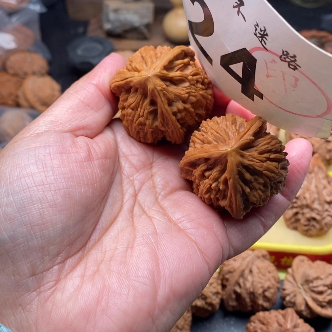 把件文玩核桃39文山三棱