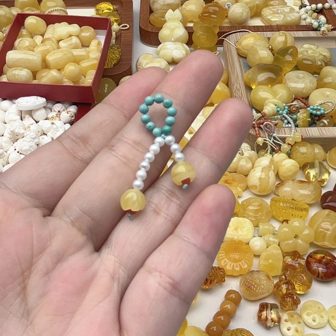 裸石蜜蜡未镶嵌天然