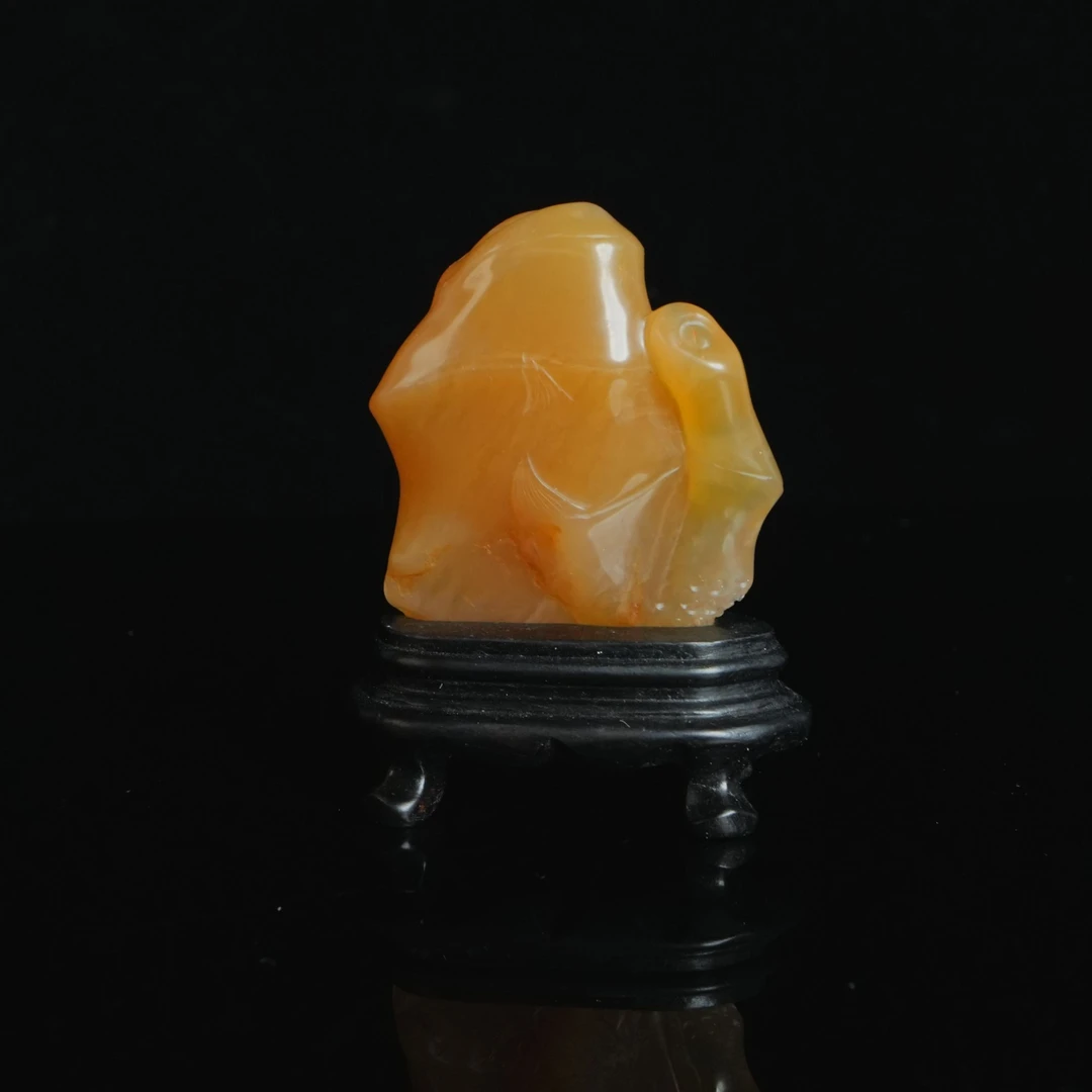 DY-C1515 寿山 田黄石高风亮节摆件 44*18*53mm50.63g