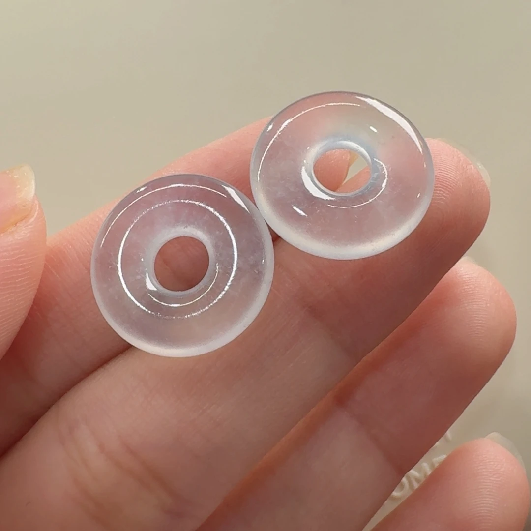 翡翠散珠性价比超高！！玻璃钢白月光甜甜圈