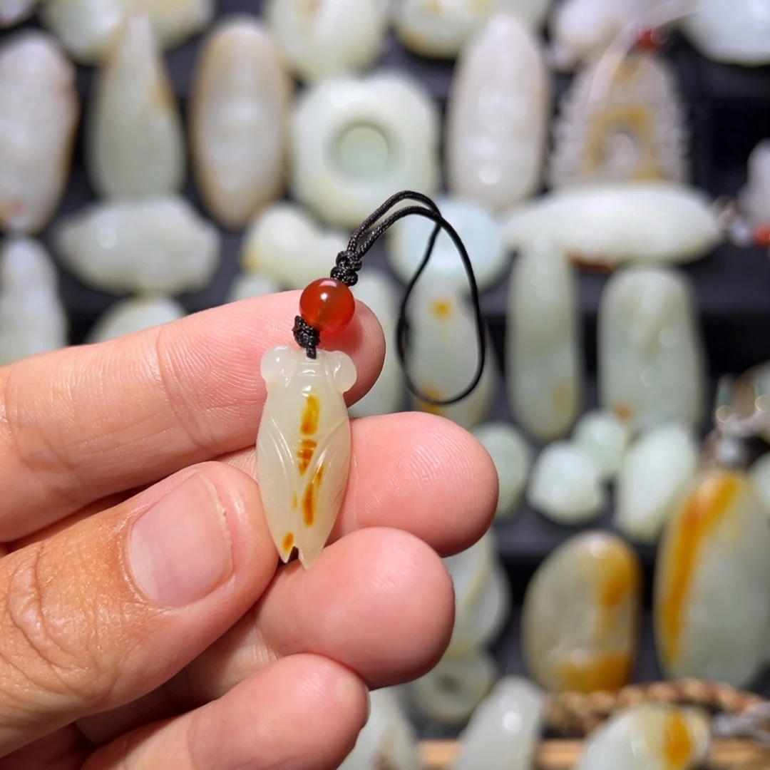 ❶***❼和田玉未镶嵌颈饰