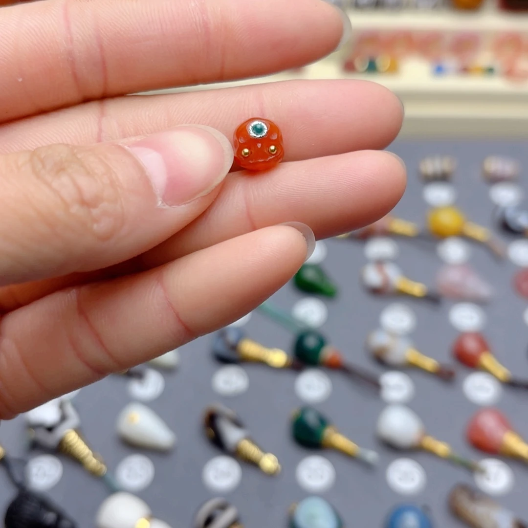 玛瑙/玉髓隔珠未镶嵌