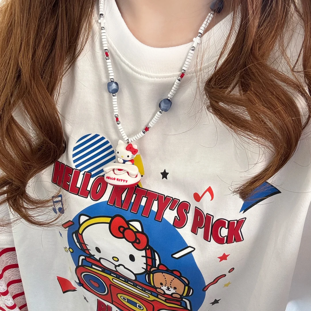 非金属树脂项链 1179韩版定制KT电话机项链