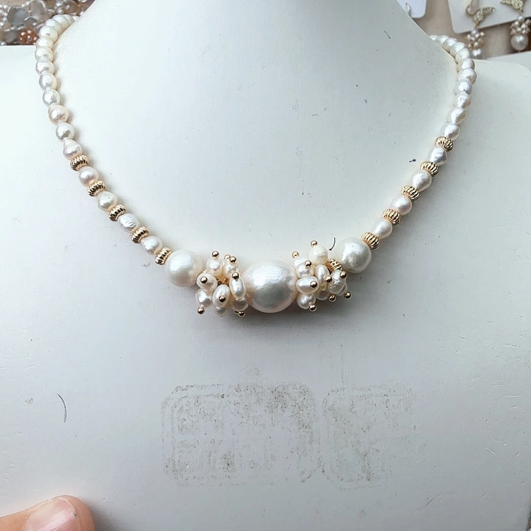 颈饰未镶嵌淡水珍珠