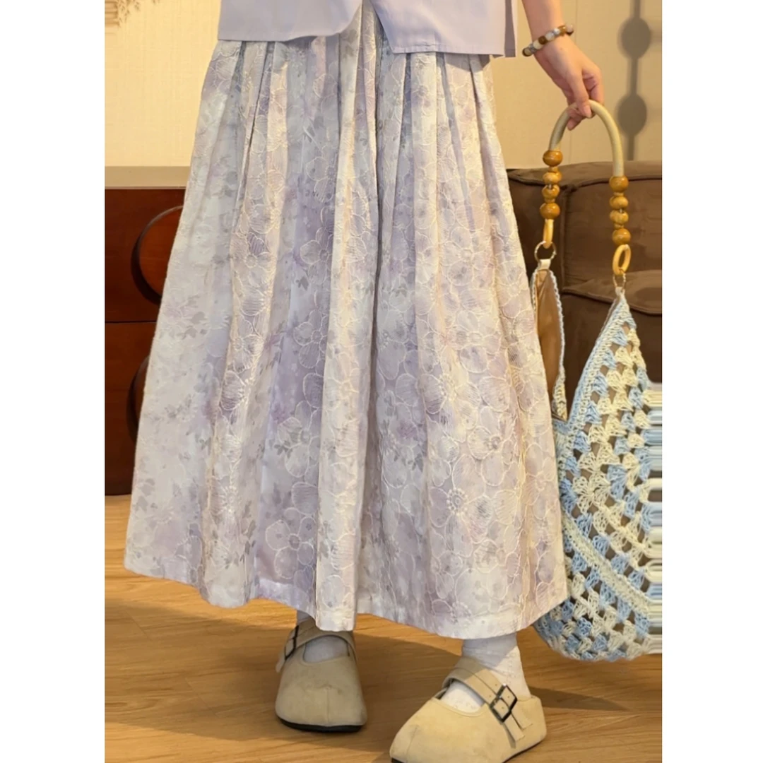 【紫玉】紫色半身裙女款爆款2025新款高级感网红时尚轻奢气质70352