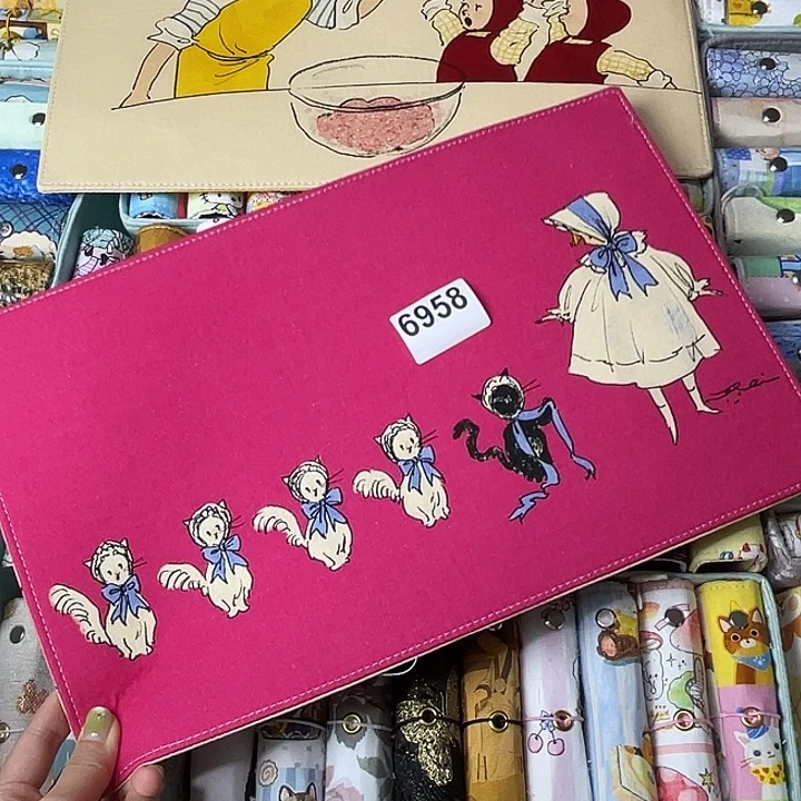 织绣A5活页不送纸6958