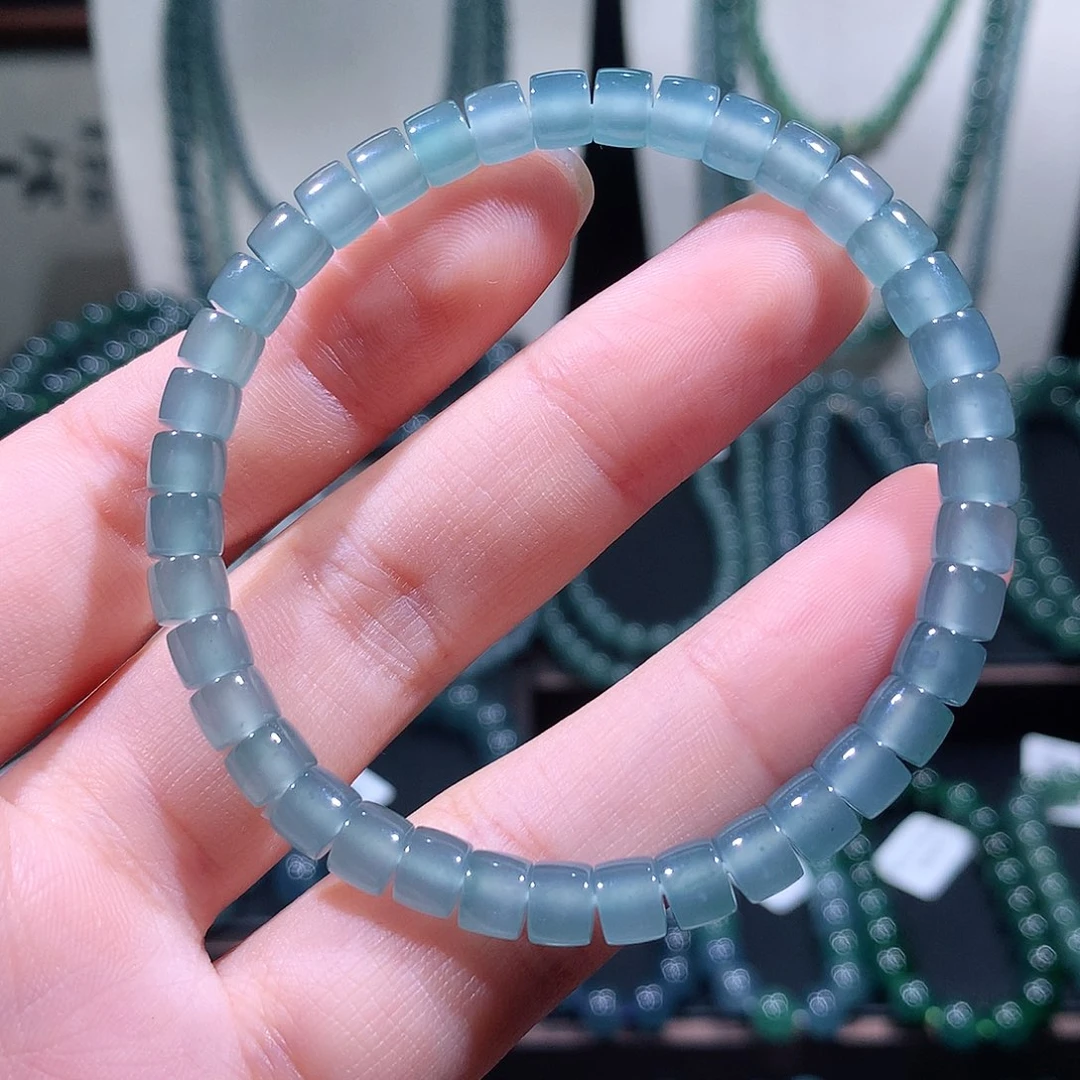 未镶嵌手链翡翠天然a货翡翠手串6
