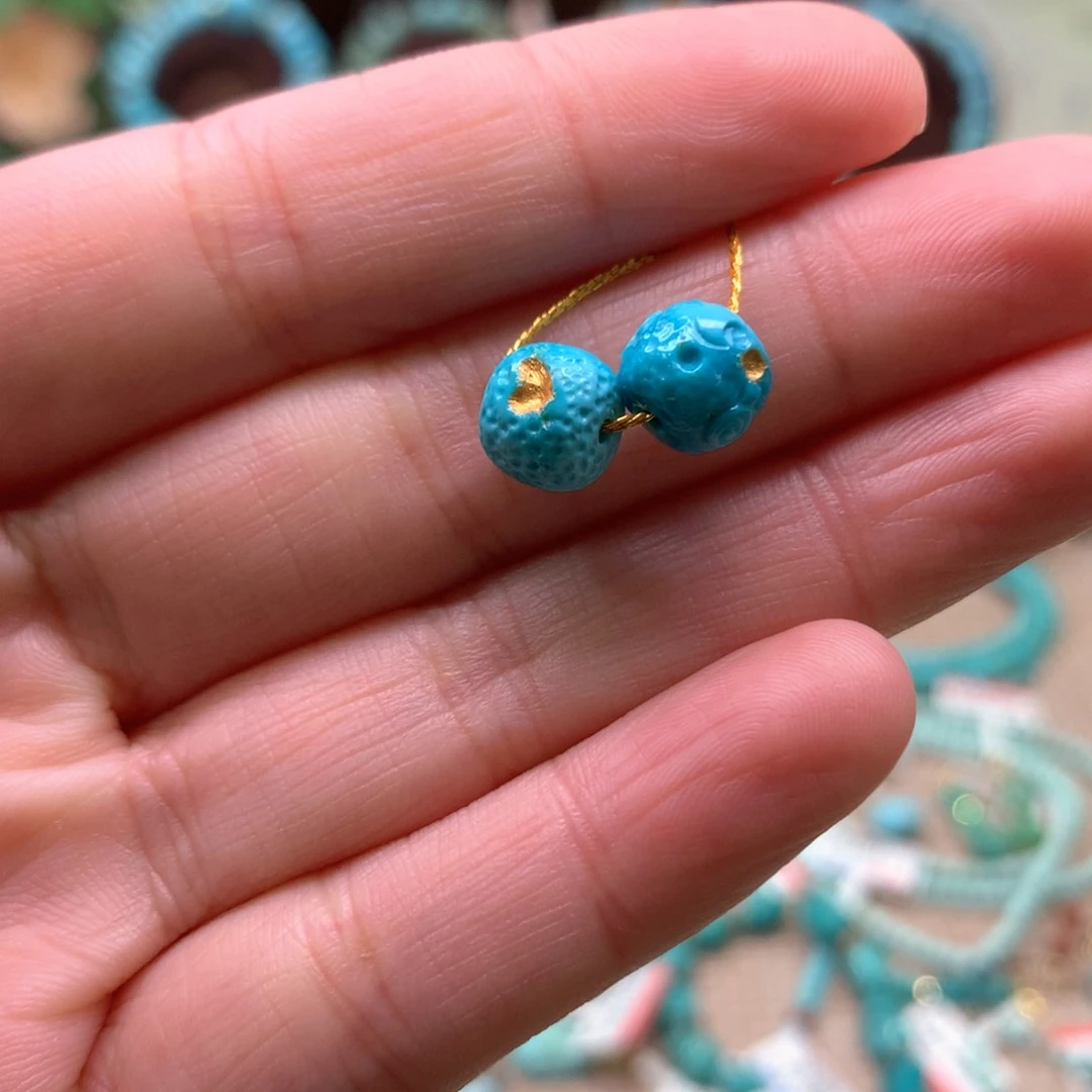 绿松石配饰未镶嵌