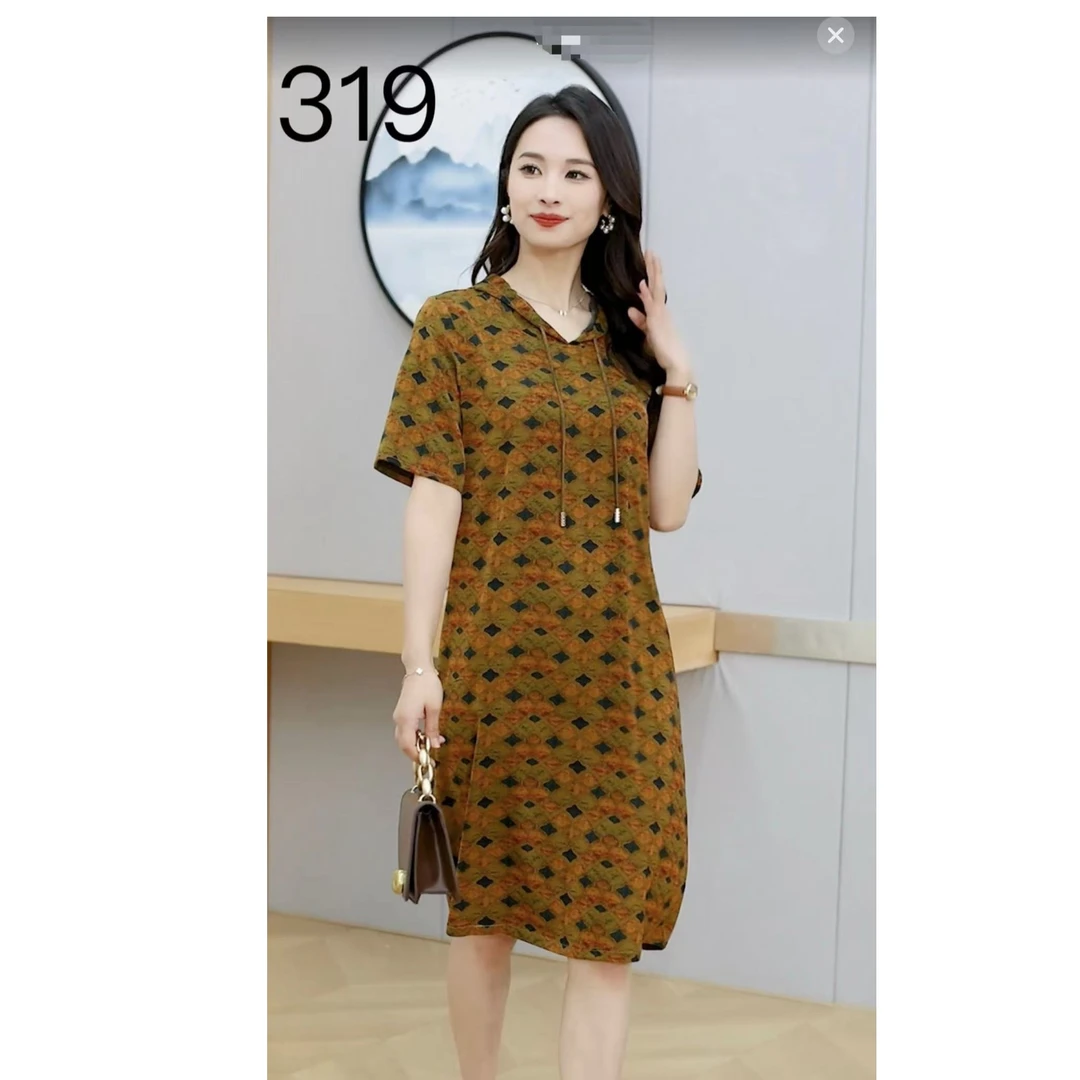 5-319-20款时尚休闲连衣裙