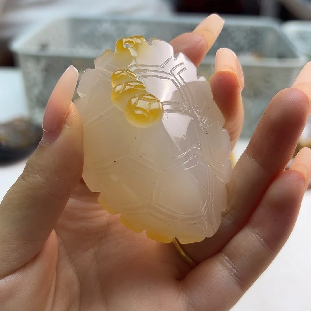 玛瑙/玉髓未镶嵌项链