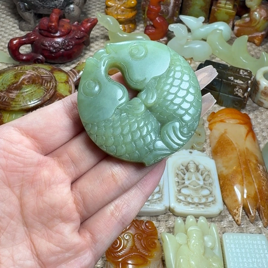 吊坠白玉菩提挂件