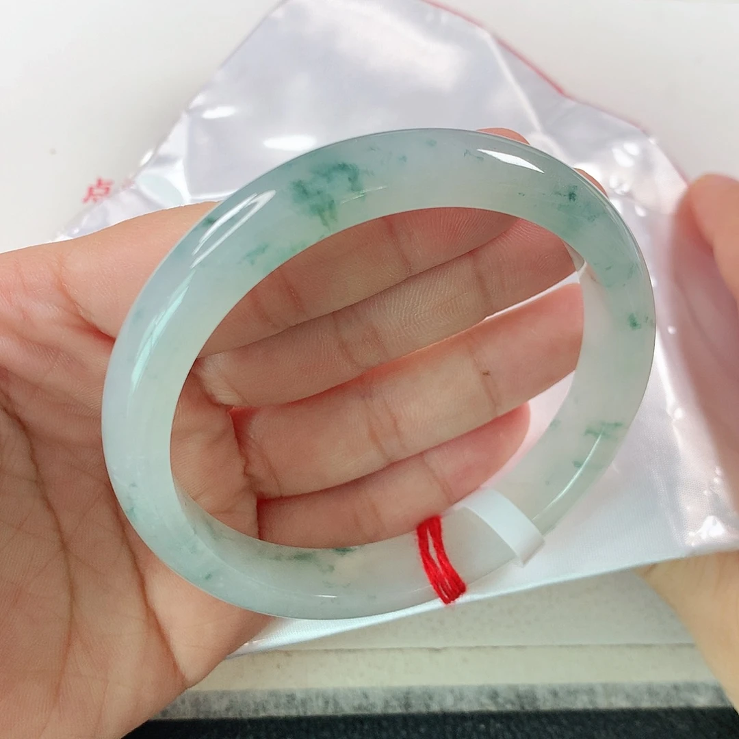 未镶嵌手镯翡翠64-65圈 ①⑥④