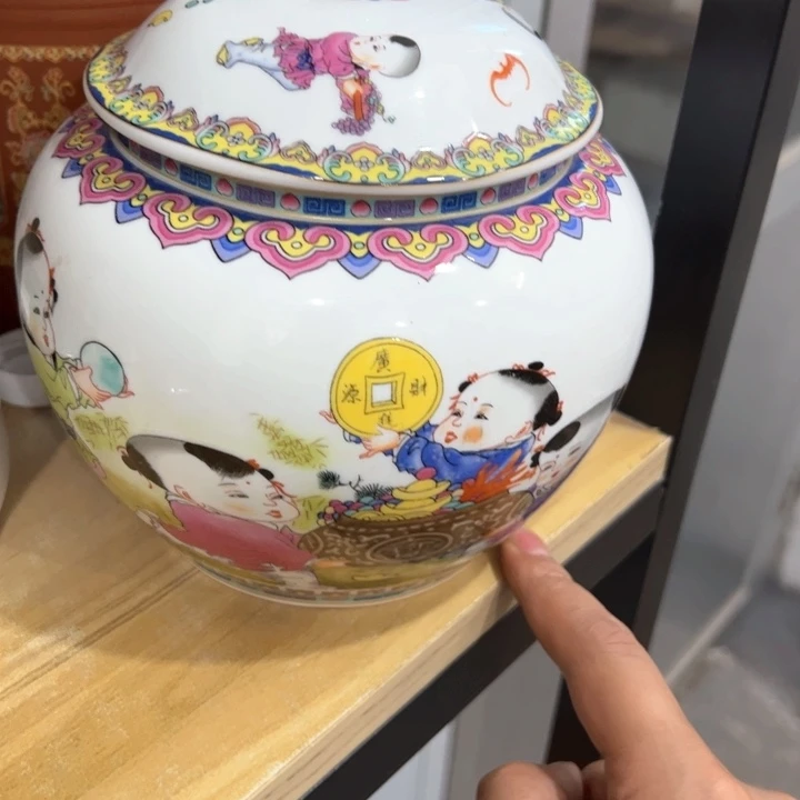 瑕疵福利品陶瓷茶叶罐不影响使用介意勿拍