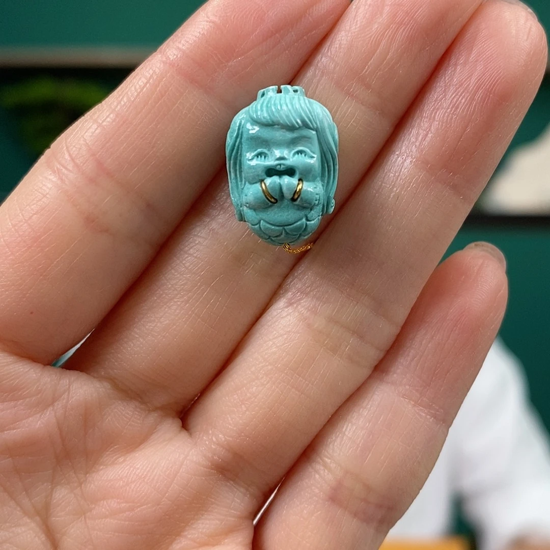 未镶嵌绿松石珠宝奇石