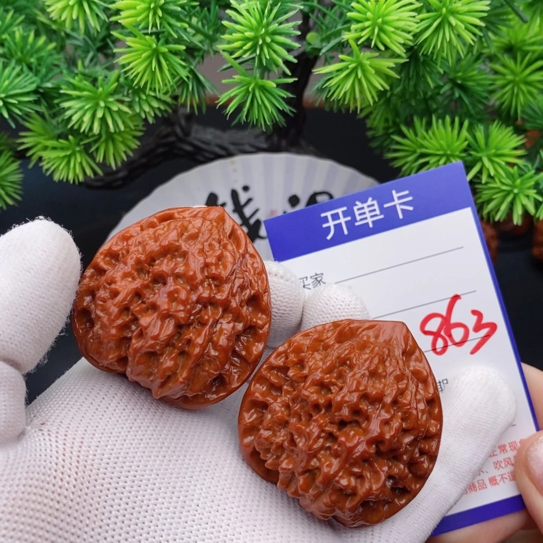 文玩核桃把件43官帽863