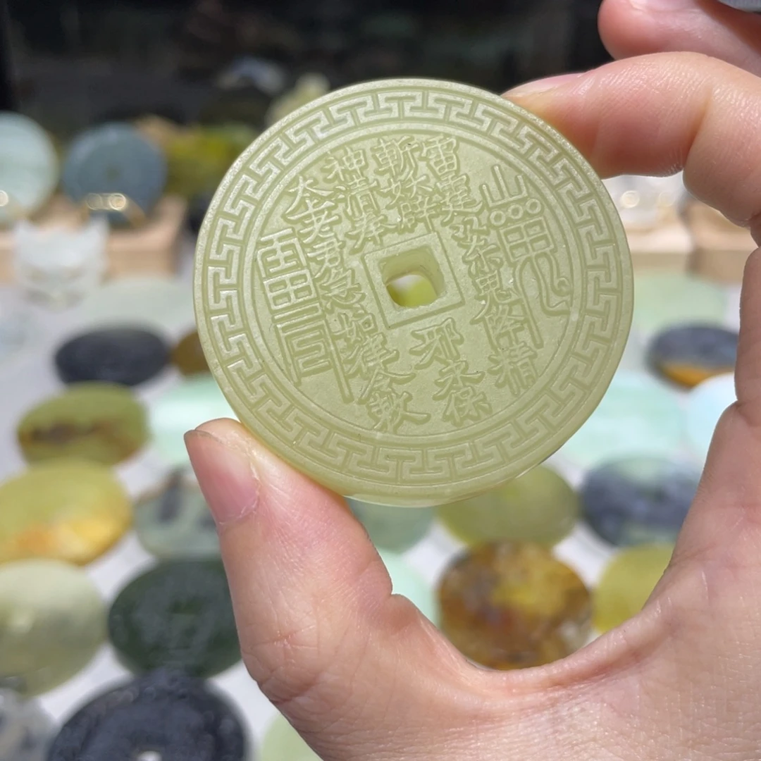 岫玉未镶嵌颈饰24