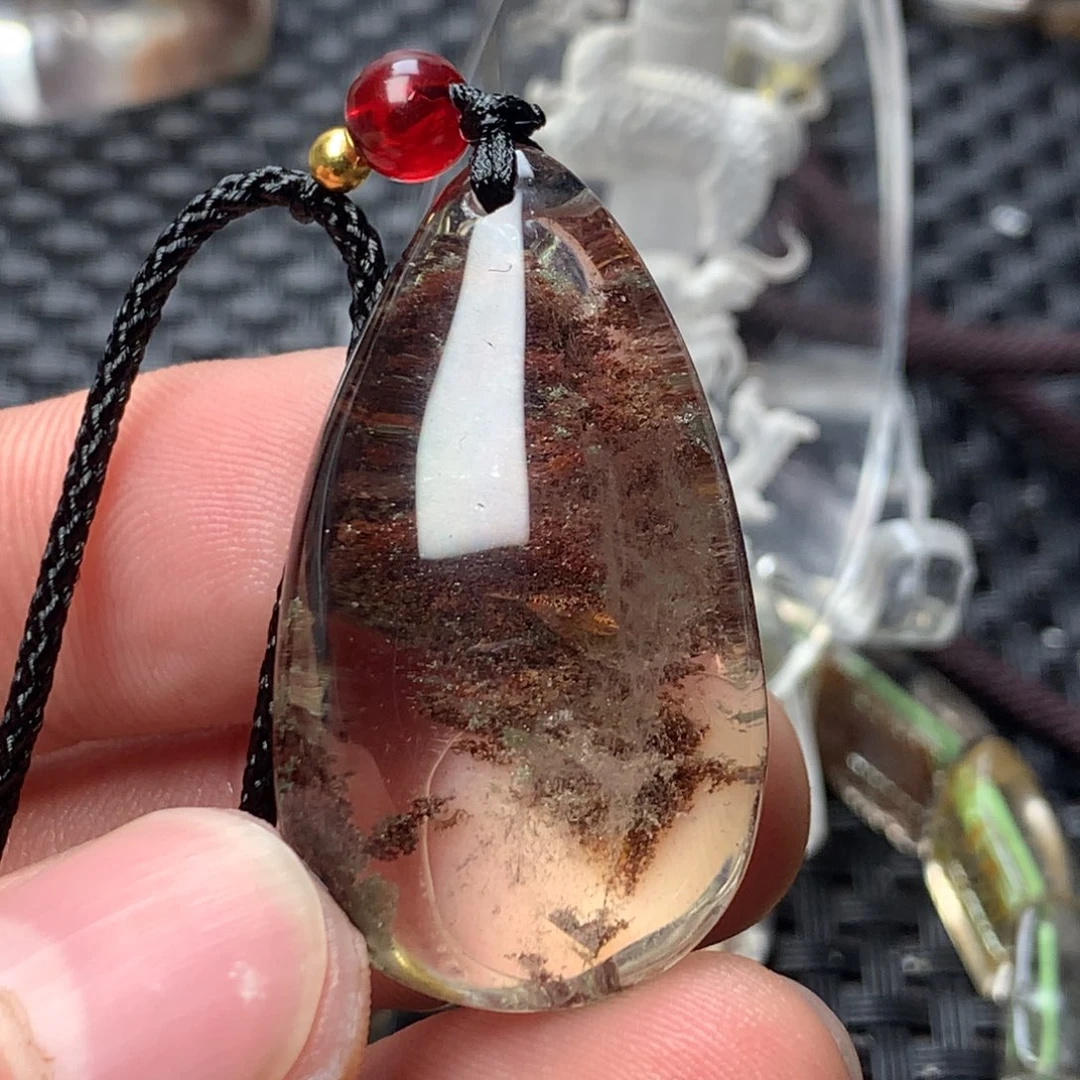 水晶颈饰未镶嵌?*天然水晶项链搭配