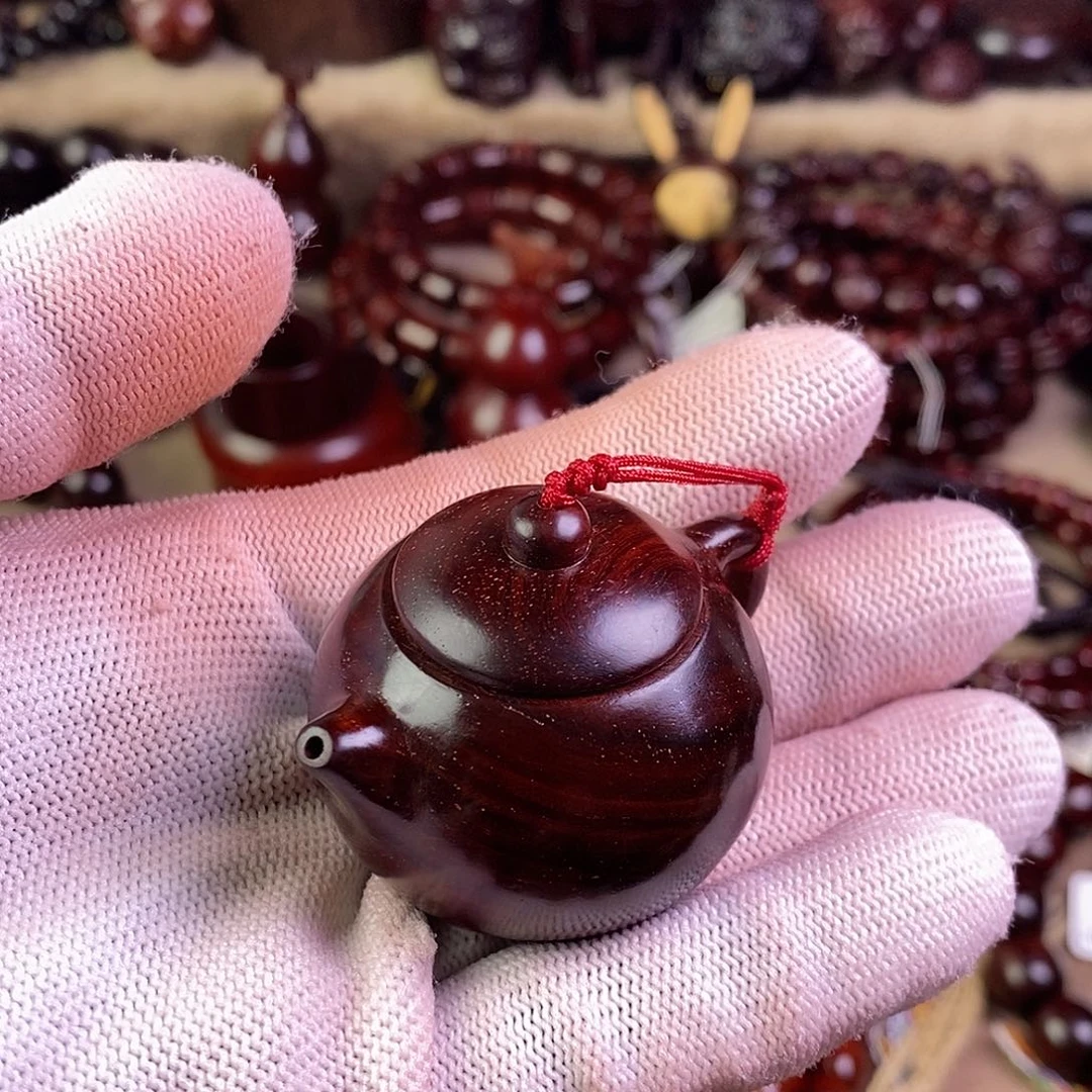 小叶紫檀手串/手链我***五把把壶