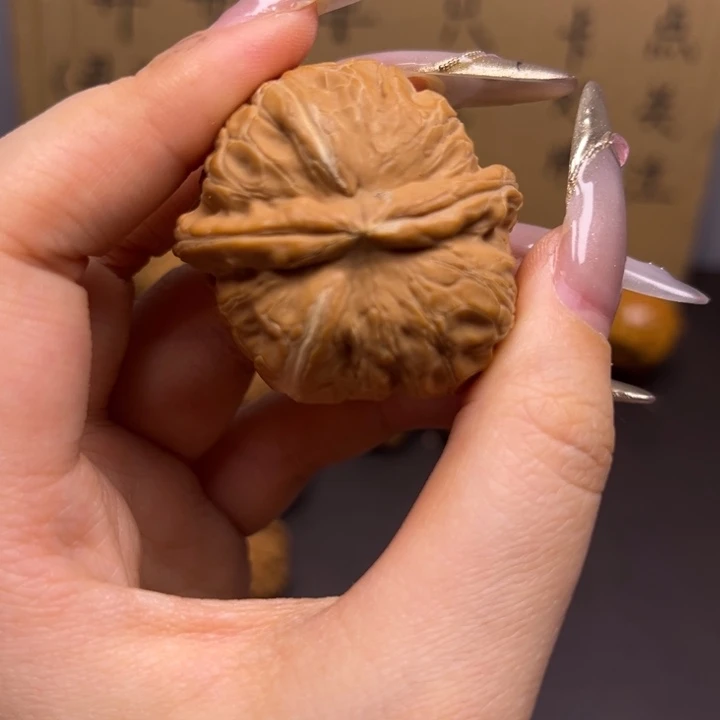 时***间菩提籽类元宝单只异型有瑕
