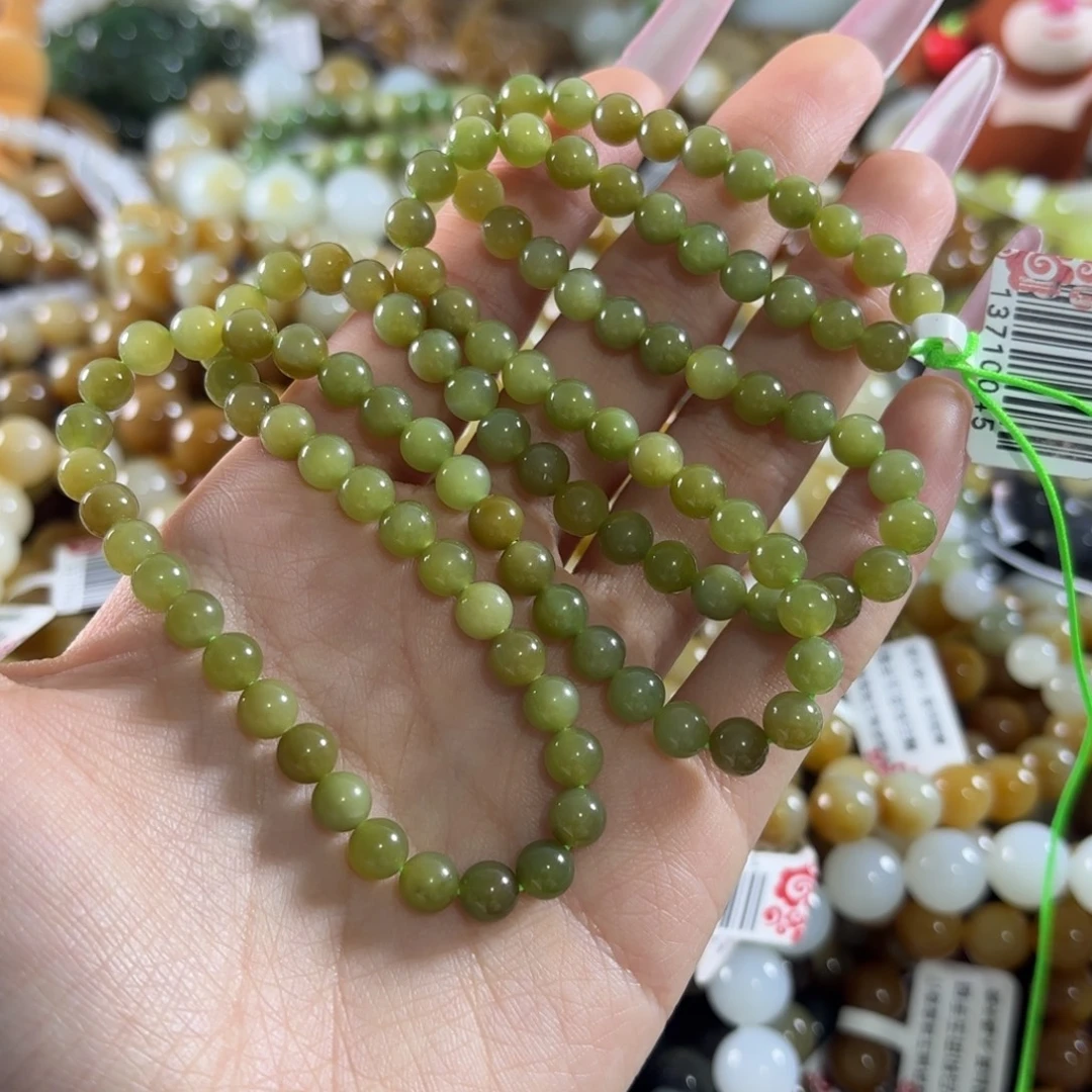 和田玉未镶嵌手链536