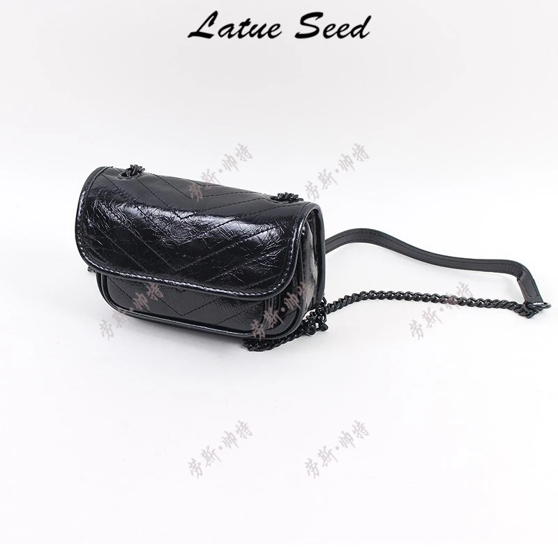 【061迷你niki】新品百搭简约单肩时尚休闲女包17115黑色