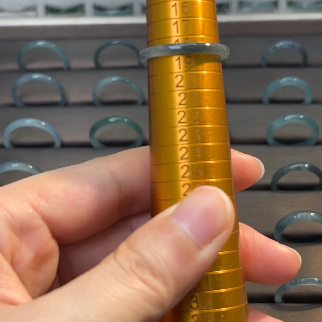 翡翠戒指未镶嵌天然翡翠A货戒圈素圈