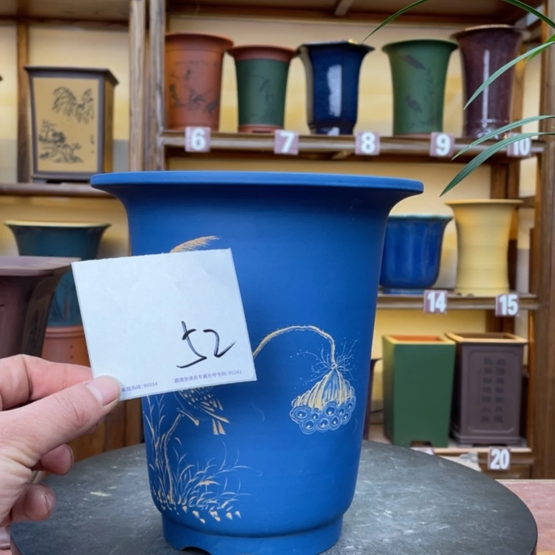 【闪购商品】紫砂花盆8***老兰花456685556655586588