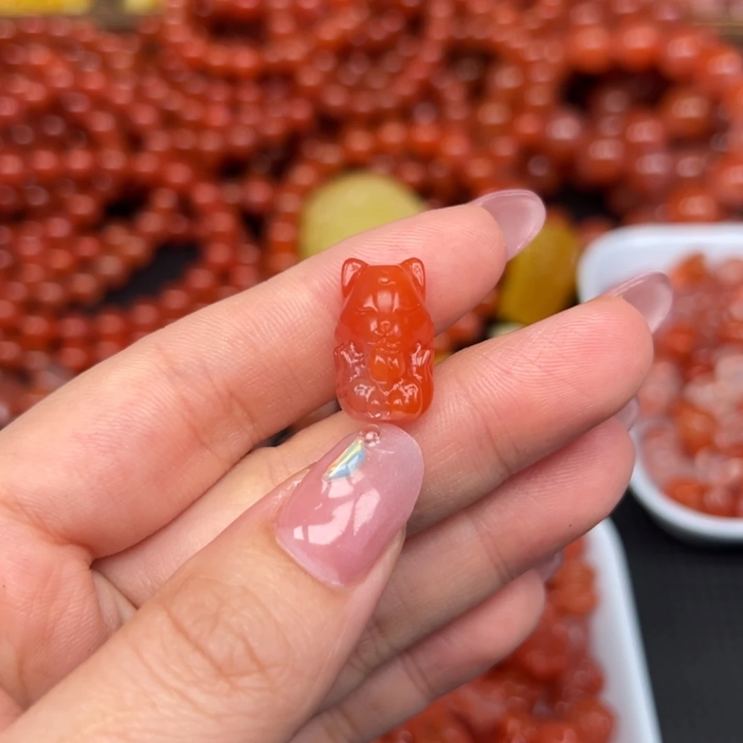 南红玛瑙未镶嵌吊坠(不含链)