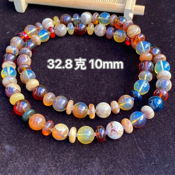 【小伊琥珀】32.8克仙宝多宝项链