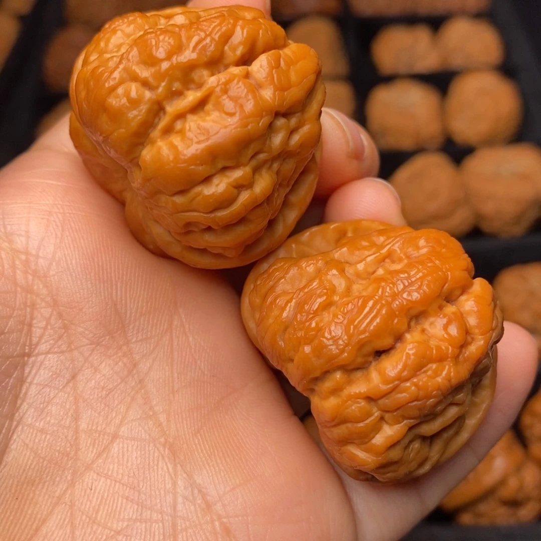 文玩核桃把件秦岭野生核桃