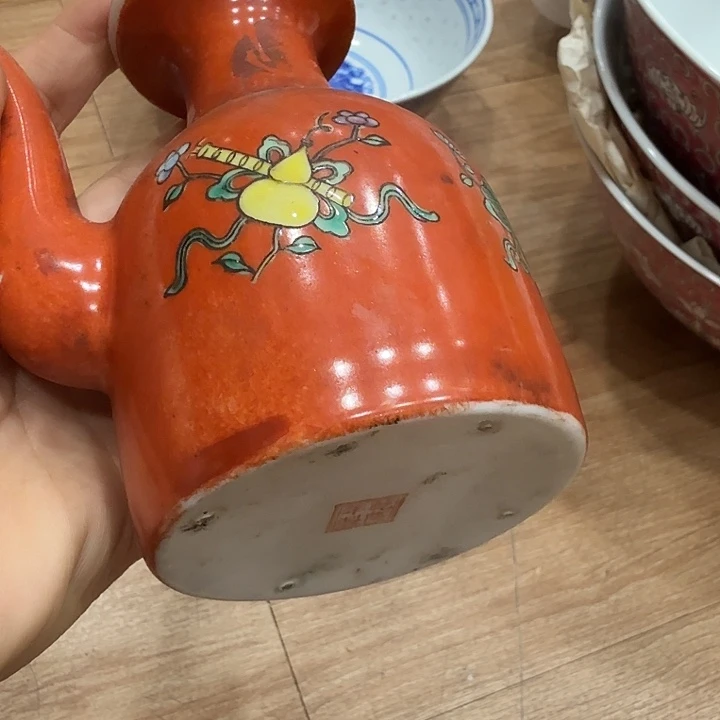 杯景德镇粉彩酱油壶