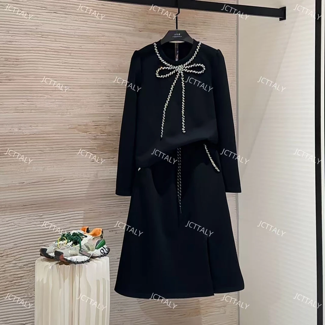 【宠粉价】时尚套装休闲女装高级黑色香风气质显瘦套装TZ-670